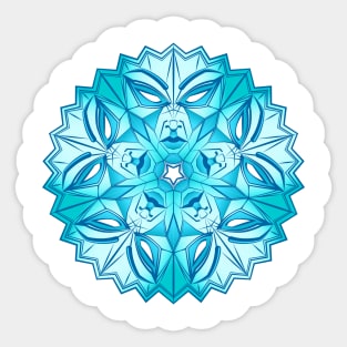Ice Queen Snowflake Sticker